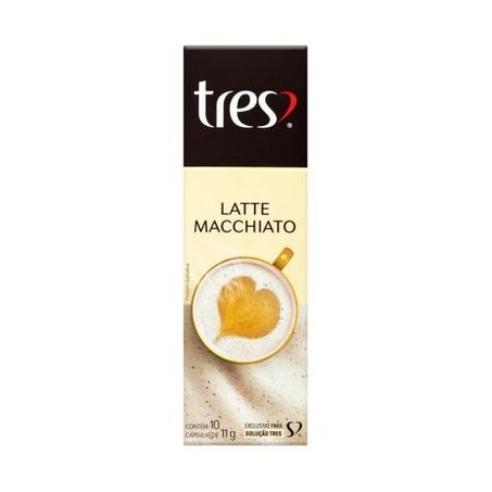 Capsula 3coracoes latte macchiato 11g
