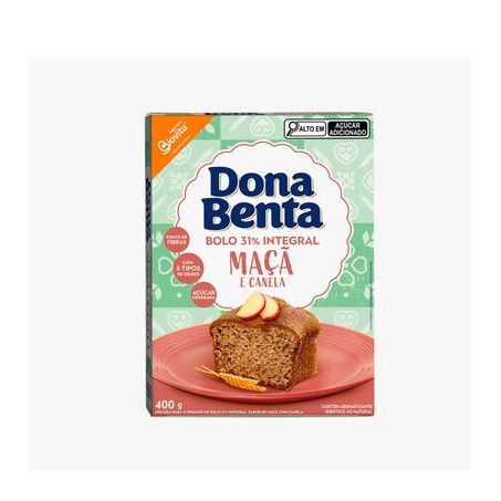 Mistura Bolo Dona Benta 400g Integral Maca Canela