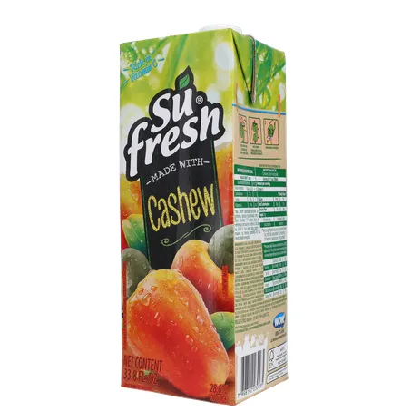 Bebida de Fruta Adoçada Su Fresh Caju Caixa com Tampa 1lt 360-21