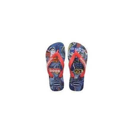 CHINELO HAVAIANAS KIDS INFANTIL HERÓIS DC MARINHO 31/32