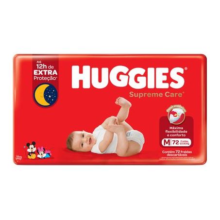 FRALDA HUGGIES SUPREME HIPER M