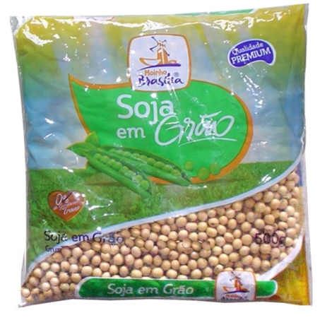 SOJA GRAOS MOINHO BRAS 500G 