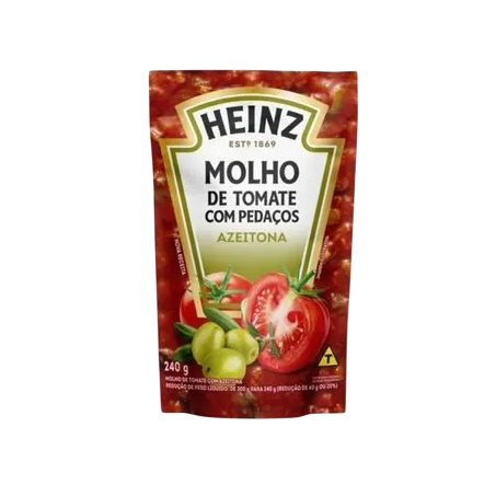 Molho de Tomate Azeitona Heinz Sachê 240g