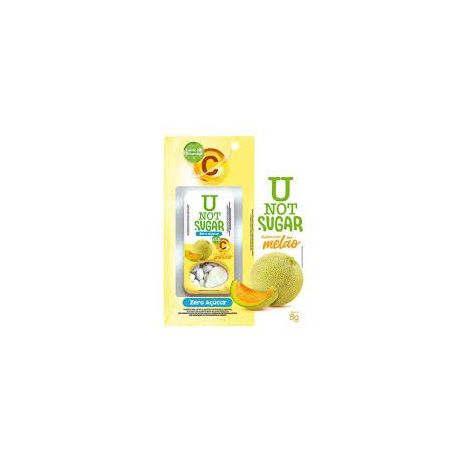 PASTILHA U NOT SUGAR VITAMINA C MELAO 8G