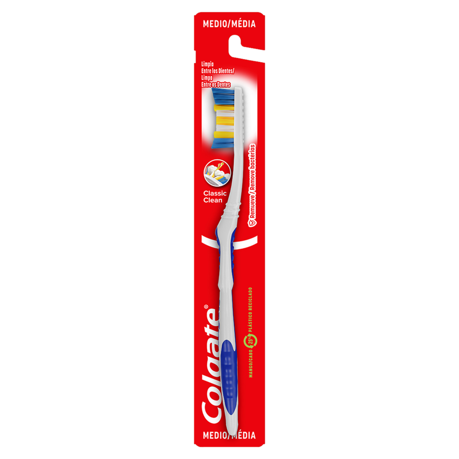 Escova Dental Média Colgate Classic Clean
