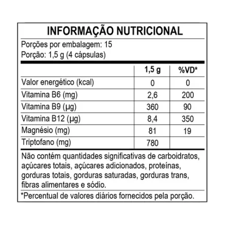 L-TRIPTOFANO 780MG 60 CÁPS - APISNUTRI 360-1