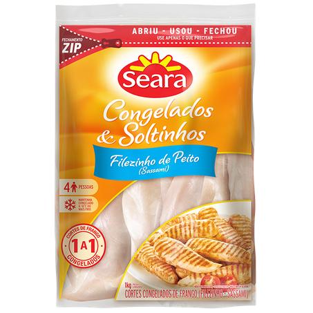 Filezinho peito seara cong sassami 1kg