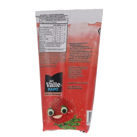Suco Kapo Del Valle Fruta Morango 200ml 360-19