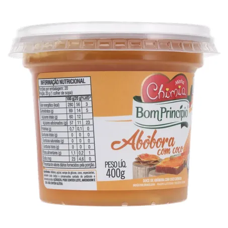 DOCE CREMOSO BOM PRINCÍPIO ABÓBORA COCO POTE 400G 360-32