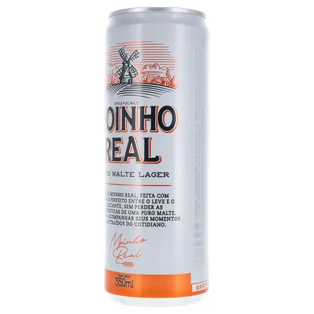 Cerveja Moinho Puro Malte lata 350ml 360-4