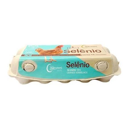 Ovos Marutani Selênio/Ômega Vermelho Grande 10un 
 