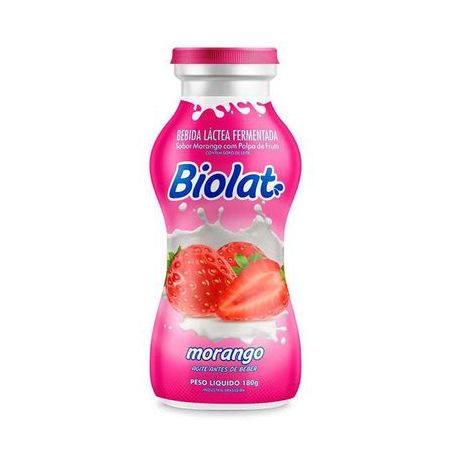 BEBIDA LACTEA BIOLAT 180G MORANGO