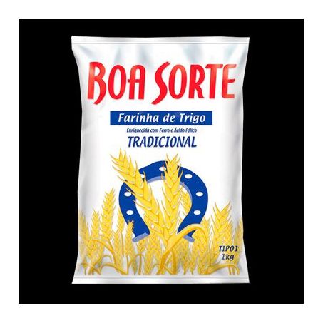 FARINHA TRIGO BOA SORTE 1KG