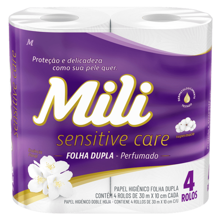 Papel hig mili fd perfumado 4x30m