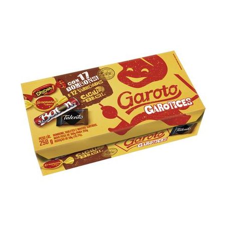 Bombom Garoto Garotices  Caixa com 16un - 250gr