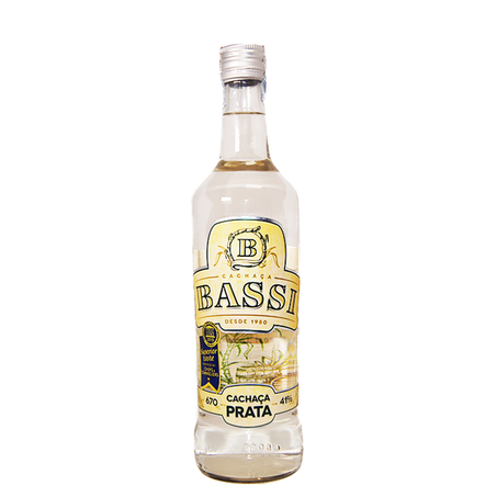 Aguardente Bassi 670ml Prata