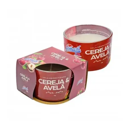 Vela Aromatizada Aromasil 60g Cereja e Avela