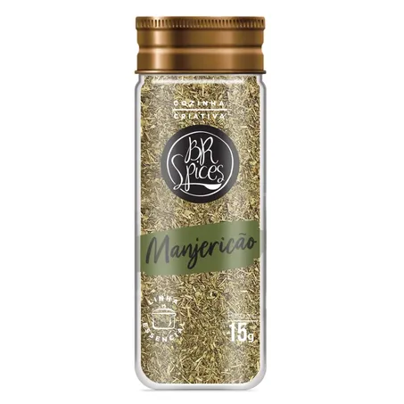 Manjericão Br Spices 15g Vidro 