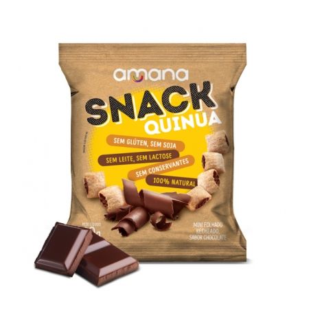 SNACK RECHEADO DE CHOCOLATE - AMANA