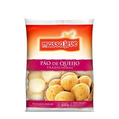 PAO DE QUEIJO MASSA LEVE 400GR