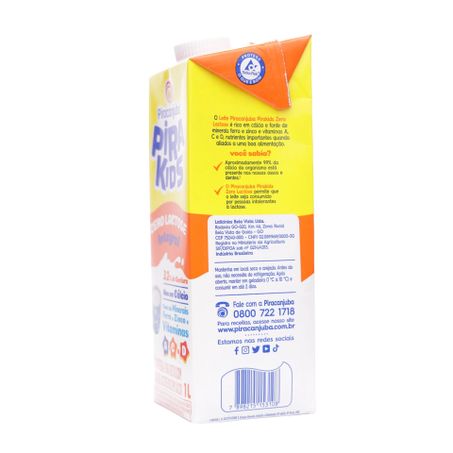 LEITE L V PIRACANJUBA -1L ZERO LACT INTEGRAL 360-12