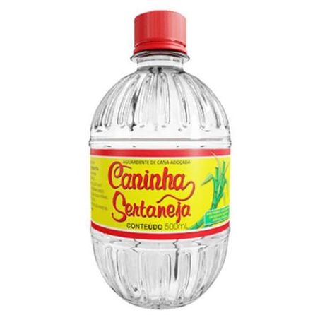Aguardente caninha sertaneja 500ml pet