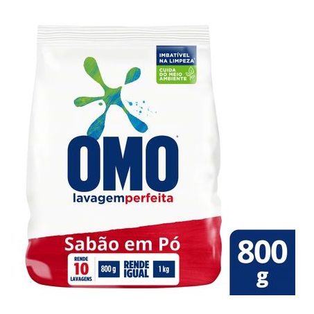 SABÃO  PO OMO LAVAGEM PERFEITA  800G
