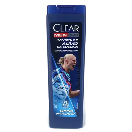 Shampoo Anticaspa Clear Men Controle E Alívio Da Coceira 400ML 360-0