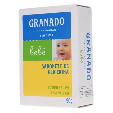 SABONETE GRANADO BEBÊ GLICERINA TRADICIONAL 90G 360-3
