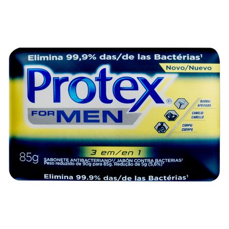 SABONETE ANTIBACTERIANO 3 EM 1 PROTEX FOR MEN