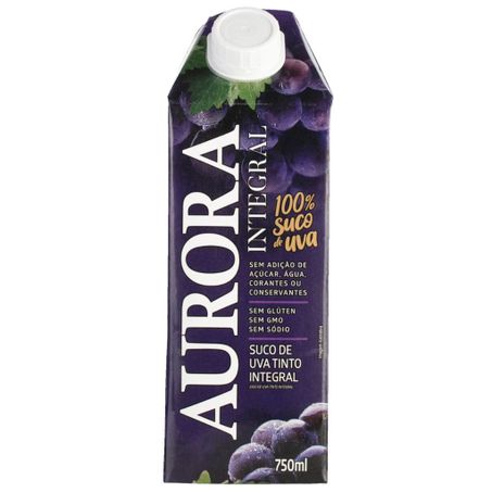 SUCO TINTO INTEGRAL AURORA 750ML