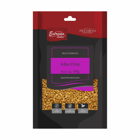 ALHO FRITO EXTREMO SABOR 80 G                     