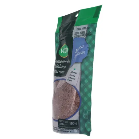 Linhaça marrom vitao pacote 150g 360-6