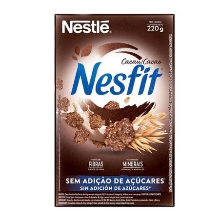 Cereal Nestlé Nesfit zero açúcar cacau 220g