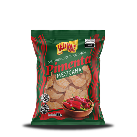 Salgadinho Salcique Pimenta Mexicana 55g