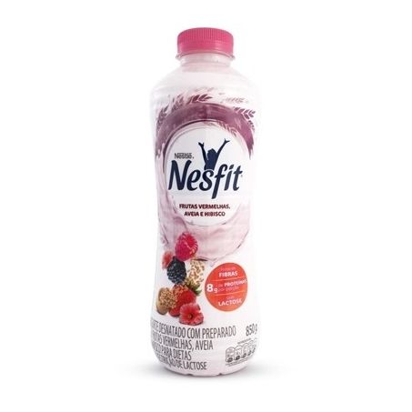 Iogurte nesfit frutas vermelhas e aveia 850g