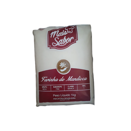FARINHA DE MANDIOCA MAIS SABOR 1KG