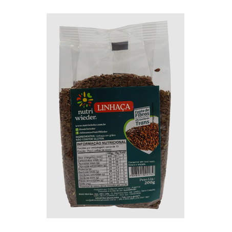 LINHACA EM GRAOS NUTRI & WIEDER 200G