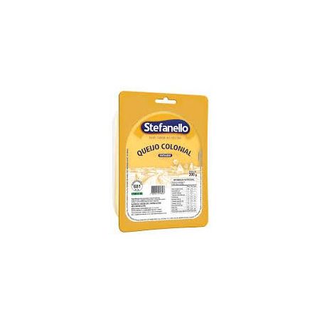 QUEIJO COLONIAL FATIADO STEFANELLO 300 G          