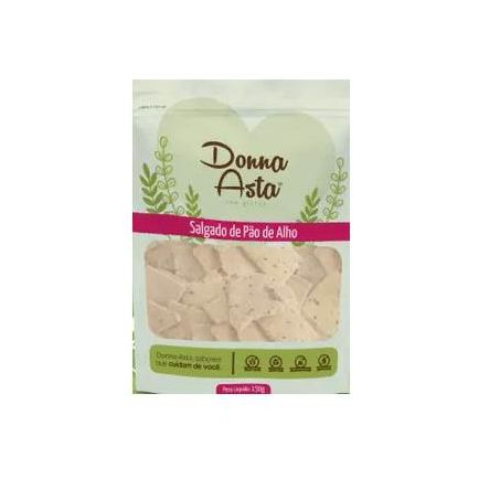 BISCOITO DONNA ASTA SALGADO S/ GLUTEN PAO DE ALH 150G