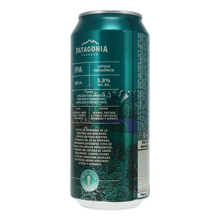 Cerveja IPA Patagonia Puro Malte Lata 473ml 360-2