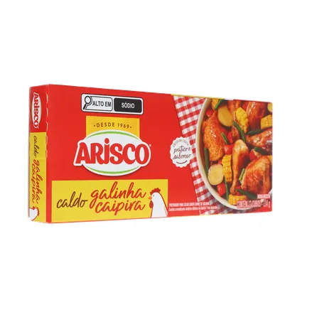 CALDO EM TABLETE ARISCO GALINHA CAIPIRA 114G 360-32