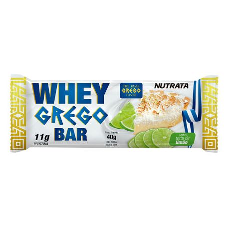 BARRA DE PROTEÍNA TORTA DE LIMÃO WHEY GREGO