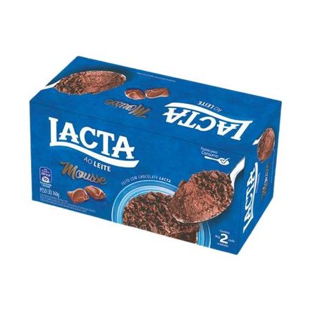 Mousse Lacta Chocolate ao Leite 160g