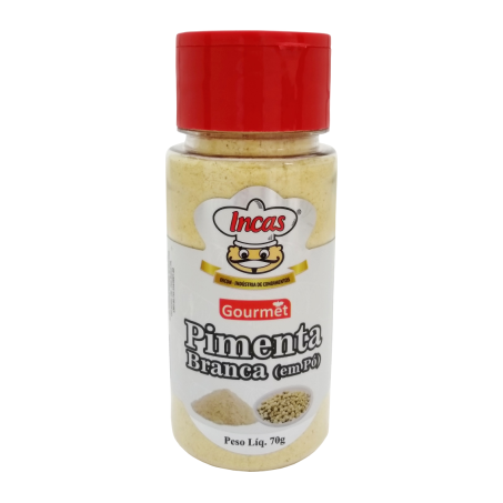 PIMENTA BRANCA EM PO INCAS 70G