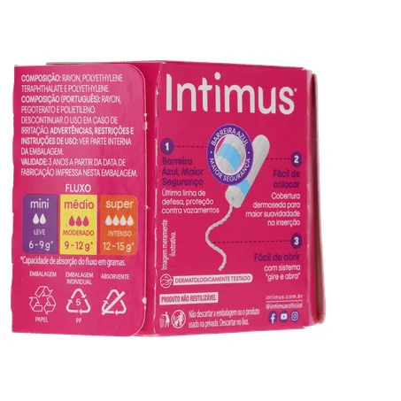 Absorvente Interno Intimus Mini C/ 8UN 360-14