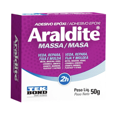 COLA EPOXI TEKBOND ARALDITE 50G MASSA