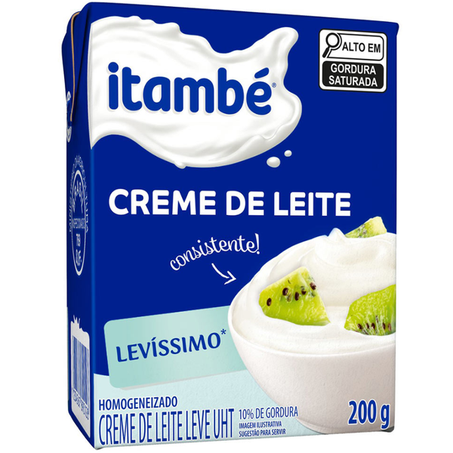 CREME DE LEITE ITAMBE LEVISSIM 200G 10%GDR