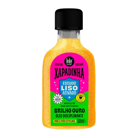 Óleo Antifrizz Lola Brilho Ouro Xapadinha 5Ml