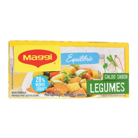 Caldo maggi legumes men.sodio 114g 360-35